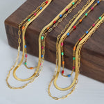 Load image into Gallery viewer, MULTICOLOR ΑΤΣΑΛΙΝΟ ΚΟΛΙΕ BESCL0170