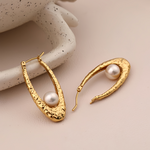 Load image into Gallery viewer, HARP ΣΚΟΥΛΑΡΙΚΙΑ ΟΡΕΙΧΑΛΚΟΥ ΜΕ ΜΑΡΓΑΡΙΤΑΡΙ BESCE0086