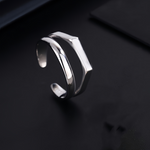 Load image into Gallery viewer, DOUBLE TEXTURE ΑΣΗΜΕΝΙΟ ΔΑΧΤΥΛΙΔΙ BESCR0036