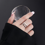 Load image into Gallery viewer, DOUBLE TEXTURE ΑΣΗΜΕΝΙΟ ΔΑΧΤΥΛΙΔΙ BESCR0036