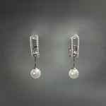 Load image into Gallery viewer, PEARL DROP ΑΣΗΜΕΝΙΑ ΣΚΟΥΛΑΡΙΚΙΑ BESCE0215