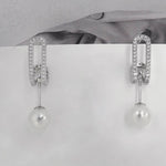 Load image into Gallery viewer, PEARL DROP ΑΣΗΜΕΝΙΑ ΣΚΟΥΛΑΡΙΚΙΑ BESCE0215