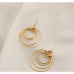 Load image into Gallery viewer, FOUR RINGS ΣΚΟΥΛΑΡΙΚΙΑ ΟΡΕΙΧΑΛΚΟΥ BESCE0173