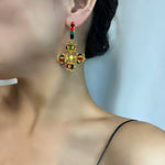 Load image into Gallery viewer, MULTICOLOR CROSS ΣΚΟΥΛΑΡΙΚΙΑ ΟΡΕΙΧΑΛΚΟΥ BESCE0205