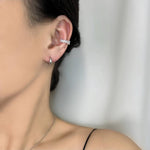 Load image into Gallery viewer, EAR CUFF ZIRCON ΑΣΗΜΕΝΙΑ ΣΚΟΥΛΑΡΙΚΙΑ BESCE0302