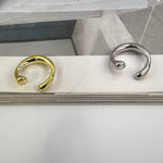 Load image into Gallery viewer, EAR CUFF ΑΣΗΜΕΝΙΑ ΣΚΟΥΛΑΡΙΚΙΑ BESCE0304