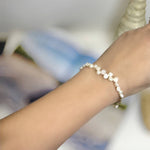 Load image into Gallery viewer, HEARTS AND PEARLS ΑΤΣΑΛΙΝΟ ΒΡΑΧΙΟΛΙ ΧΕΡΙΟΥ BESCH0046