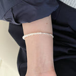 Load image into Gallery viewer, PEARLS MINI CUBES ΑΣΗΜΕΝΙΟ ΒΡΑΧΙΟΛΙ ΧΕΡΙΟΥ BESCH0047