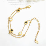 Load image into Gallery viewer, BLACK WHITE ΑΤΣΑΛΙΝΟ ΒΡΑΧΙΟΛΙ ΧΕΡΙΟΥ BESCH0025