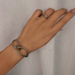 Load image into Gallery viewer, ΑΤΣΑΛΙΝΟ ΒΡΑΧΙΟΛΙ ΧΕΡΙΟΥ BESCH0352