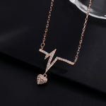 Load image into Gallery viewer, PULSE ΑΣΗΜΕΝΙΟ ΚΟΛΙΕ ΚΑΡΔΙΑ BESCL0065