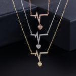 Load image into Gallery viewer, PULSE ΑΣΗΜΕΝΙΟ ΚΟΛΙΕ ΚΑΡΔΙΑ BESCL0065