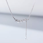 Load image into Gallery viewer, ZIRCONIUM LEAF ΑΣΗΜΕΝΙΟ ΚΟΛΙΕ BESCL0080