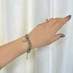 Load image into Gallery viewer, HEART ΑΤΣΑΛΙΝΟ ΒΡΑΧΙΟΛΙ ΧΕΡΙΟΥ BESCH0058