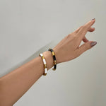 Load image into Gallery viewer, ΑΤΣΑΛΙΝΟ ΒΡΑΧΙΟΛΙ ΧΕΡΙΟΥ BESCH0066