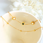 Load image into Gallery viewer, BLACK WHITE ΑΤΣΑΛΙΝΟ ΒΡΑΧΙΟΛΙ ΧΕΡΙΟΥ BESCH0025