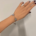 Load image into Gallery viewer, ΑΤΣΑΛΙΝΟ ΒΡΑΧΙΟΛΙ ΧΕΡΙΟΥ BESCH0217