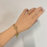 Load image into Gallery viewer, ΑΤΣΑΛΙΝΟ ΒΡΑΧΙΟΛΙ ΧΕΡΙΟΥ BESCH0233