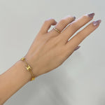 Load image into Gallery viewer, ΑΤΣΑΛΙΝΟ ΒΡΑΧΙΟΛΙ ΧΕΡΙΟΥ BESCH0246