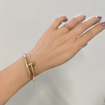 Load image into Gallery viewer, ΑΤΣΑΛΙΝΟ ΒΡΑΧΙΟΛΙ ΧΕΡΙΟΥ BESCH0249