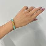 Load image into Gallery viewer, ΑΤΣΑΛΙΝΟ ΒΡΑΧΙΟΛΙ ΧΕΡΙΟΥ BESCH0275