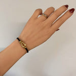 Load image into Gallery viewer, ΑΤΣΑΛΙΝΟ ΒΡΑΧΙΟΛΙ ΧΕΡΙΟΥ BESCH0270