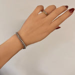 Load image into Gallery viewer, ΑΤΣΑΛΙΝΟ ΒΡΑΧΙΟΛΙ ΧΕΡΙΟΥ BESCH0274