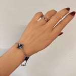 Load image into Gallery viewer, ΑΤΣΑΛΙΝΟ ΒΡΑΧΙΟΛΙ ΧΕΡΙΟΥ BESCH0277