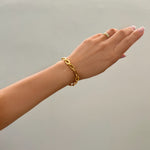 Load image into Gallery viewer, ΑΤΣΑΛΙΝΟ ΒΡΑΧΙΟΛΙ ΧΕΡΙΟΥ BESCH0111