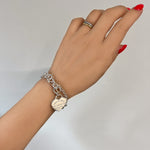 Load image into Gallery viewer, ΑΤΣΑΛΙΝΟ ΒΡΑΧΙΟΛΙ ΧΕΡΙΟΥ BESCH0287