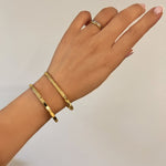 Load image into Gallery viewer, ΑΤΣΑΛΙΝΟ ΒΡΑΧΙΟΛΙ ΧΕΡΙΟΥ BESCH0299