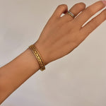 Load image into Gallery viewer, ΑΤΣΑΛΙΝΟ ΒΡΑΧΙΟΛΙ ΧΕΡΙΟΥ BESCH0307