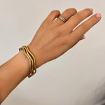 Load image into Gallery viewer, ΑΤΣΑΛΙΝΟ ΒΡΑΧΙΟΛΙ ΧΕΡΙΟΥ BESCH0316