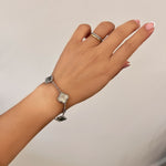 Load image into Gallery viewer, ΑΤΣΑΛΙΝΟ ΒΡΑΧΙΟΛΙ ΧΕΡΙΟΥ BESCH0317