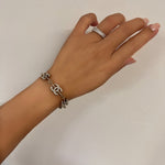 Load image into Gallery viewer, ΑΤΣΑΛΙΝΟ ΒΡΑΧΙΟΛΙ ΧΕΡΙΟΥ BESCH0337