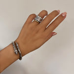 Load image into Gallery viewer, ΑΤΣΑΛΙΝΟ ΒΡΑΧΙΟΛΙ ΧΕΡΙΟΥ BESCH0338