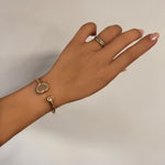 Load image into Gallery viewer, ΑΤΣΑΛΙΝΟ ΒΡΑΧΙΟΛΙ ΧΕΡΙΟΥ BESCH0345