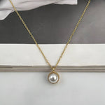 Load image into Gallery viewer, SHELL PEARL ΑΣΗΜΕΝΙΟ ΚΟΛΙΕ BESCL0129