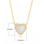 Load image into Gallery viewer, LOVE ΑΣΗΜΕΝΙΟ ΚΟΛΙΕ ΚΑΡΔΙΑ BESCL0073