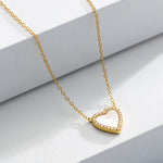 Load image into Gallery viewer, LOVE ΑΣΗΜΕΝΙΟ ΚΟΛΙΕ ΚΑΡΔΙΑ BESCL0073