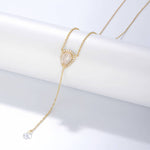 Load image into Gallery viewer, ZIRCONIUM TEAR ΑΣΗΜΕΝΙΟ ΚΟΛΙΕ BESCL0081