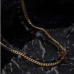 Load image into Gallery viewer, BLACK STONE ΚΟΛΙΕ ΟΡΕΙΧΑΛΚΟΥ BESCL0125