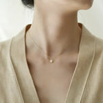 Load image into Gallery viewer, SHELL PEARL ΑΣΗΜΕΝΙΟ ΚΟΛΙΕ BESCL0129