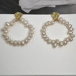 Load image into Gallery viewer, TERPSIS ΣΚΟΥΛΑΡΙΚΙΑ ΟΡΕΙΧΑΛΚΟΥ ΜΕ ΜΑΡΓΑΡΙΤΑΡΙ BESCE0065