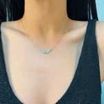 Load image into Gallery viewer, ANGEL WINGS ΑΣΗΜΕΝΙΟ ΚΟΛΙΕ BESCL0126