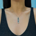 Load image into Gallery viewer, BLACK FEATHER ΑΣΗΜΕΝΙΟ ΚΟΛΙΕ BESCL0151