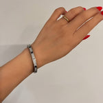 Load image into Gallery viewer, ΑΤΣΑΛΙΝΟ ΒΡΑΧΙΟΛΙ ΧΕΡΙΟΥ BESCH0286