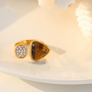 TIGER'S EYE ΑΤΣΑΛΙΝΟ ΔΑΧΤΥΛΙΔΙ BESCR0026