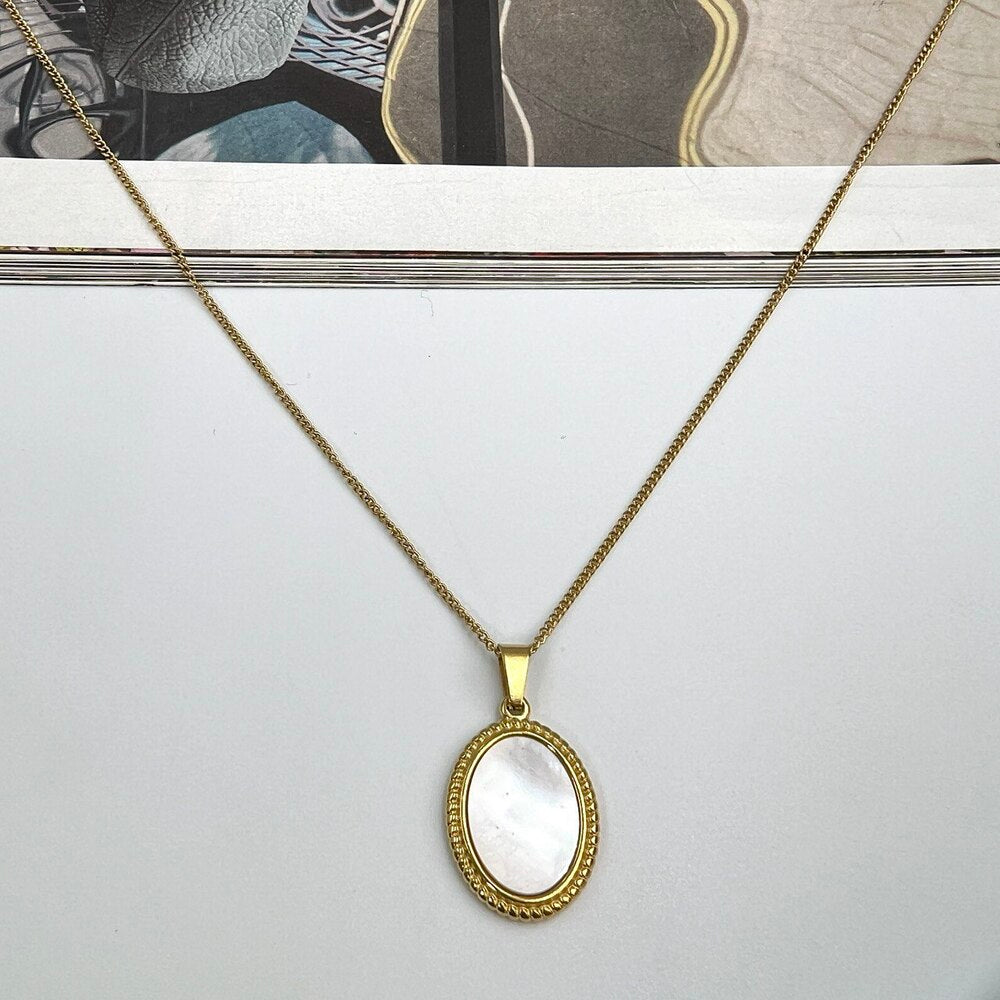 MIRROR NECKLACE ΑΤΣΑΛΙΝΟ ΚΟΛΙΕ BESCL0042