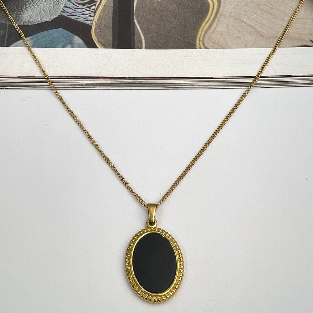 MIRROR NECKLACE ΑΤΣΑΛΙΝΟ ΚΟΛΙΕ BESCL0042